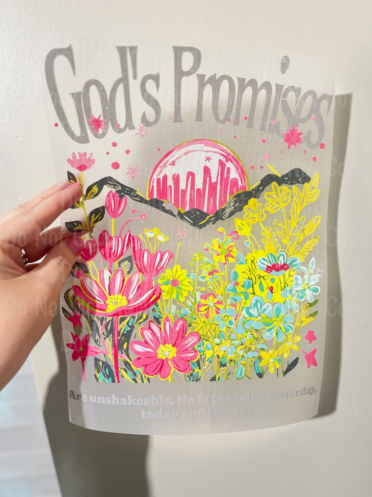 GODS PROMISES DTF Transfers