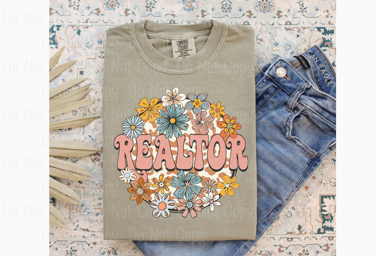 Groovy Retro Realtor-- REALTOR DTF Transfers