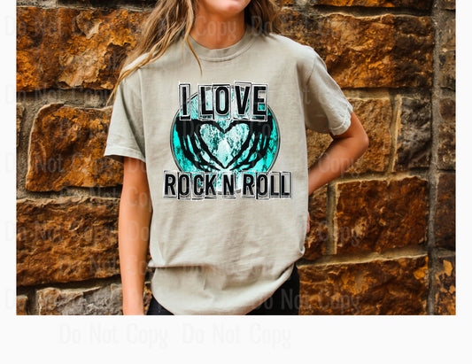 I LOVE ROCK AND ROLL -- 80’S DTF Transfers
