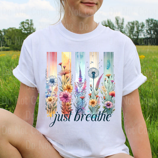 JUST BREATHE DTF Transfers