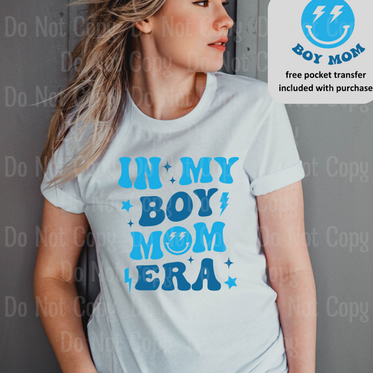 In My Boy Mom Era (Pocket Print For Free) With Purchase Dtf Transfers