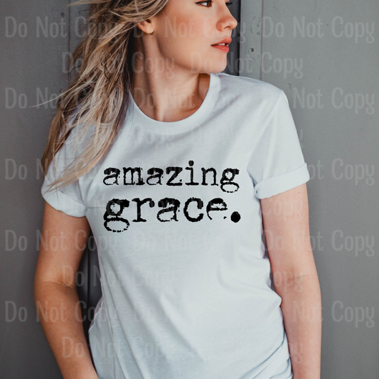 Amazing Grace Distressed Dtf Transfers