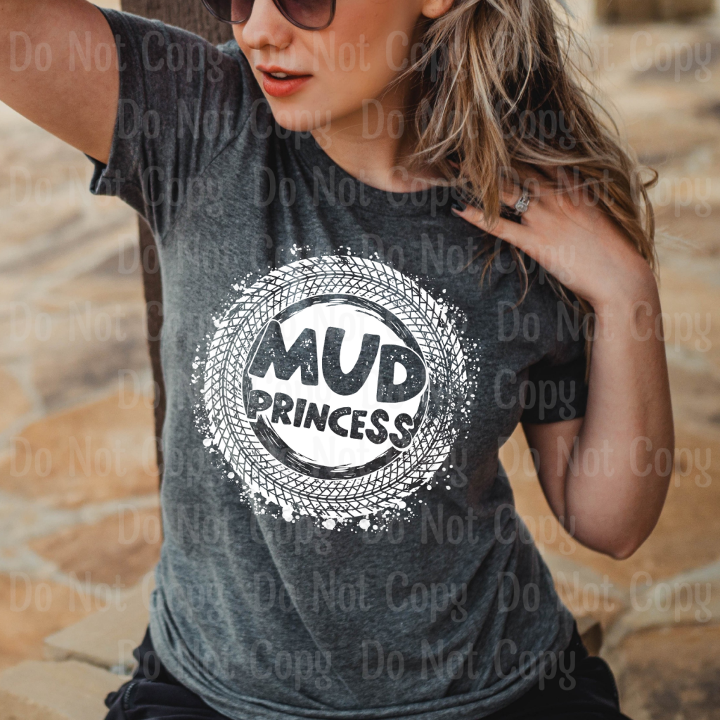 Mud Princess Dtf Transfers