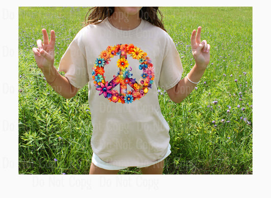 PEACE SIGN 13 DTF Transfers