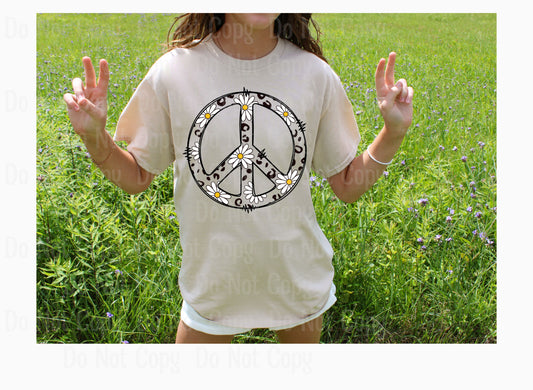 PEACE SIGN 25 DTF Transfers