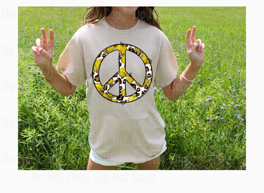 PEACE SIGN 58 DTF Transfers