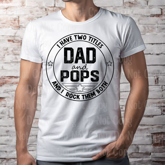 POPS... I HAVE TO TITLES DTF Transfers