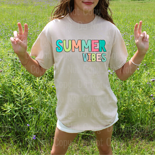 SUMMER VIBES DTF Transfers
