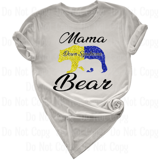 Mama Bear Down Syndrome Dtf Transfers