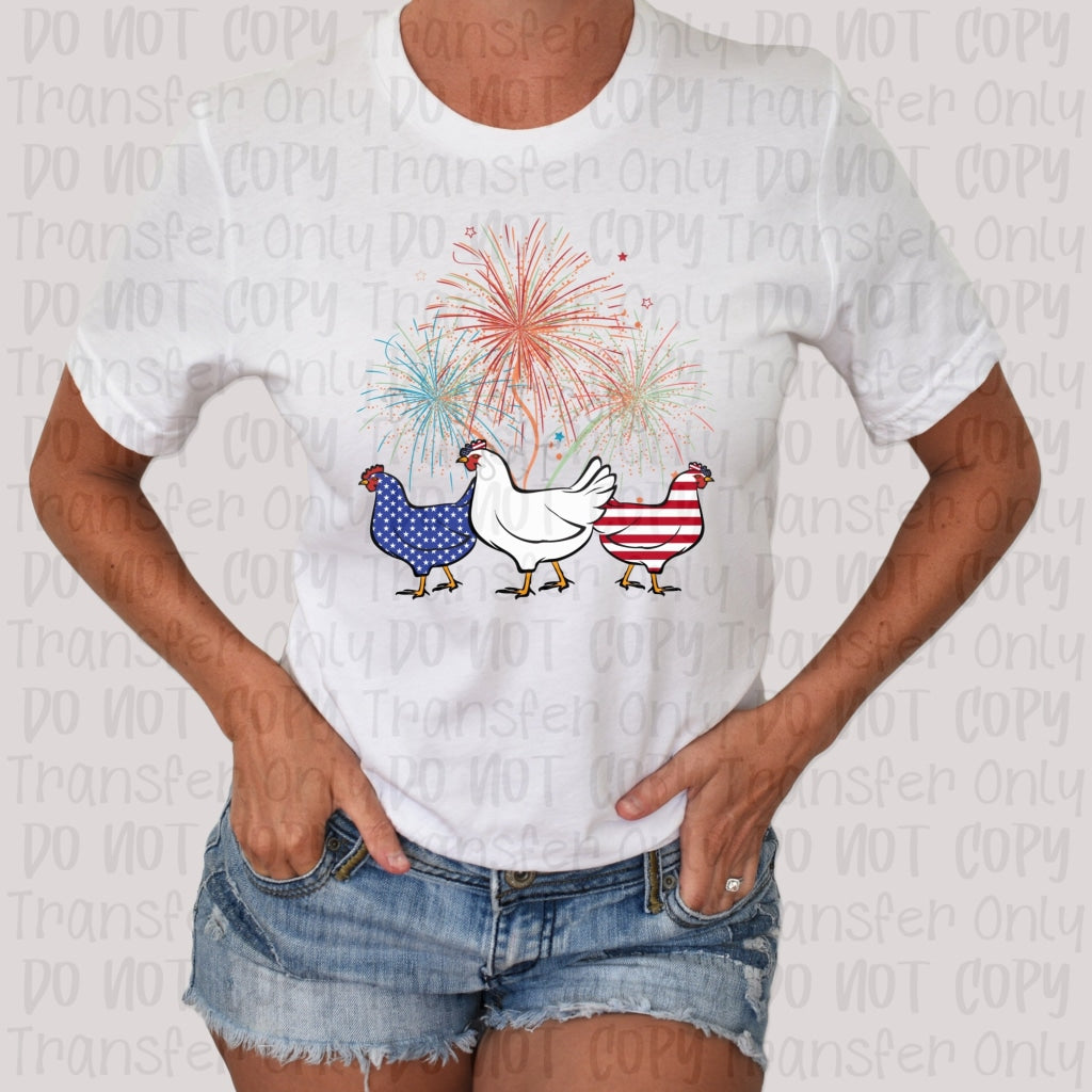 3 Chicken American Flag - Sublimation Print – Southernly Creations ...