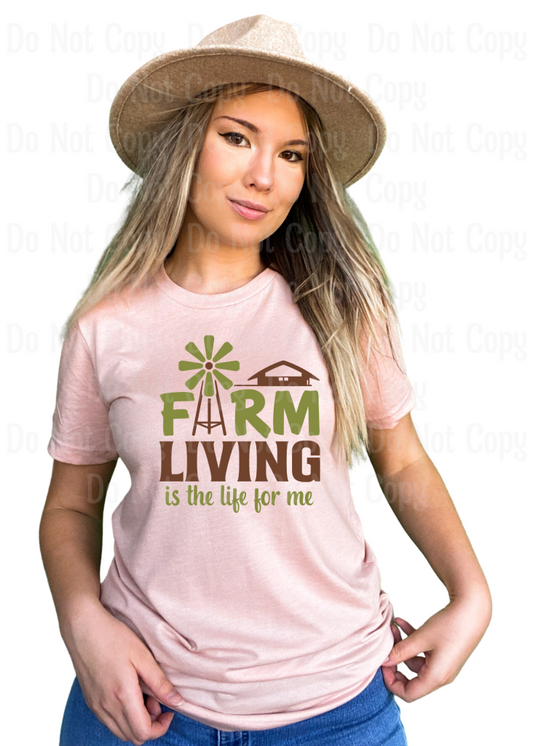 Farm Living Is The Life For Me Dtf Transfers