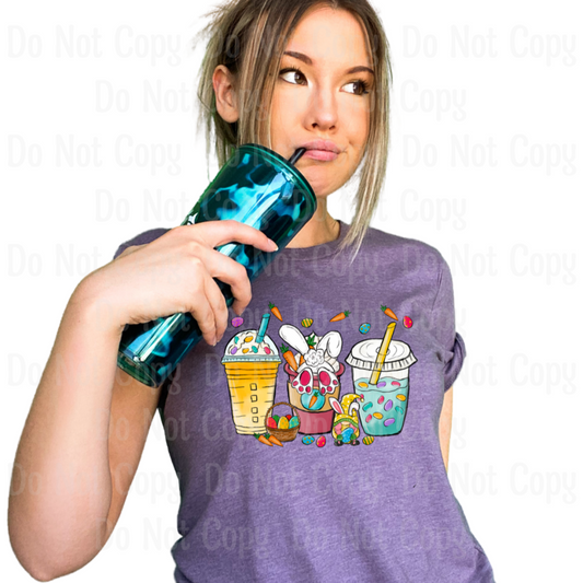 Easter Coffee Cup Dtf Transfers
