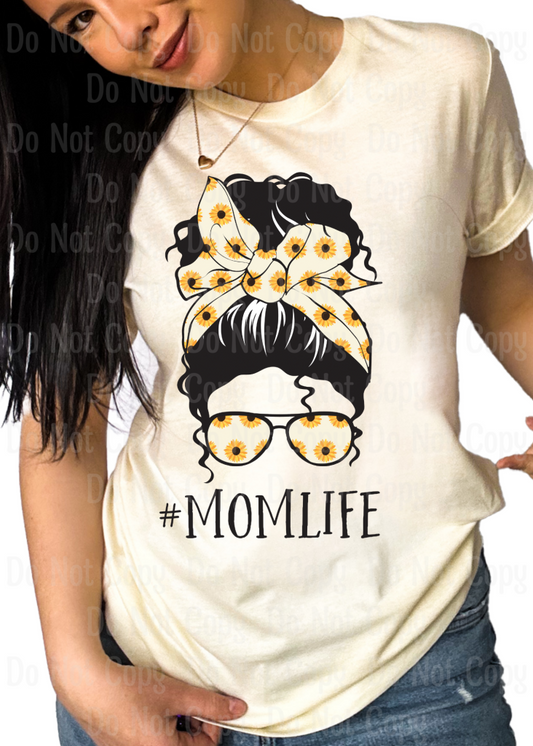 #Mom Life Sunflower Dtf Transfers