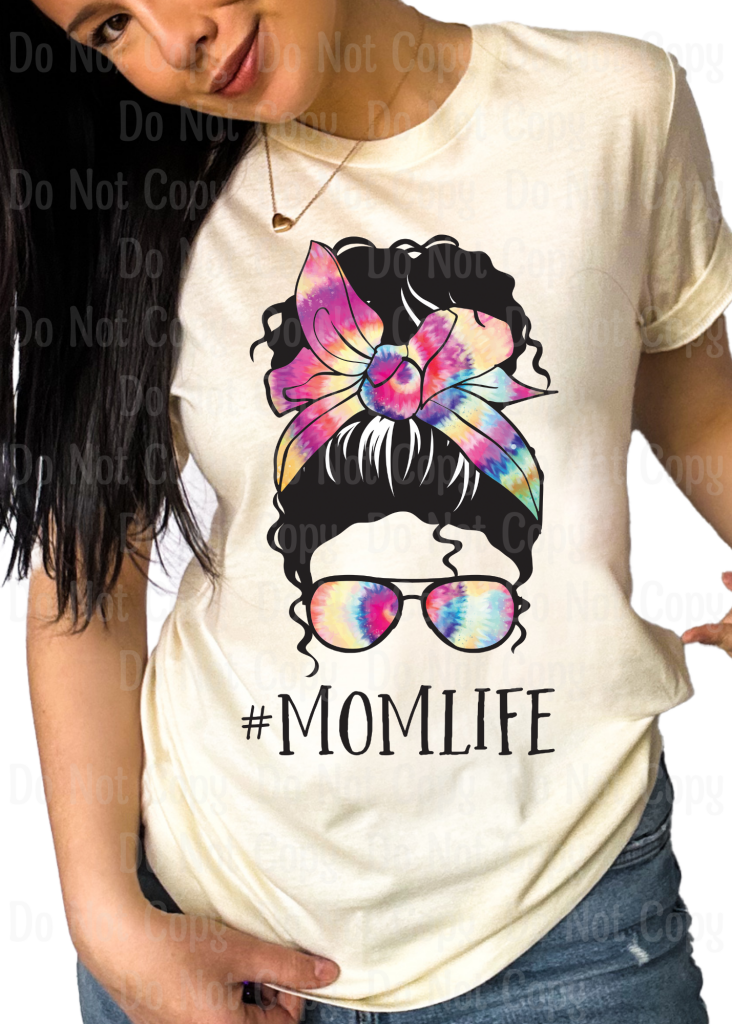 #Mom Life Tye Dye Dtf Transfers