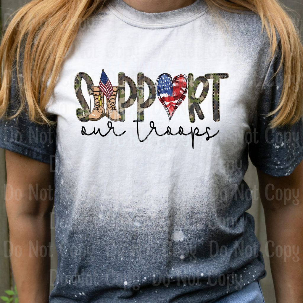 Support Our Troops - Dtf Transfer Transfers