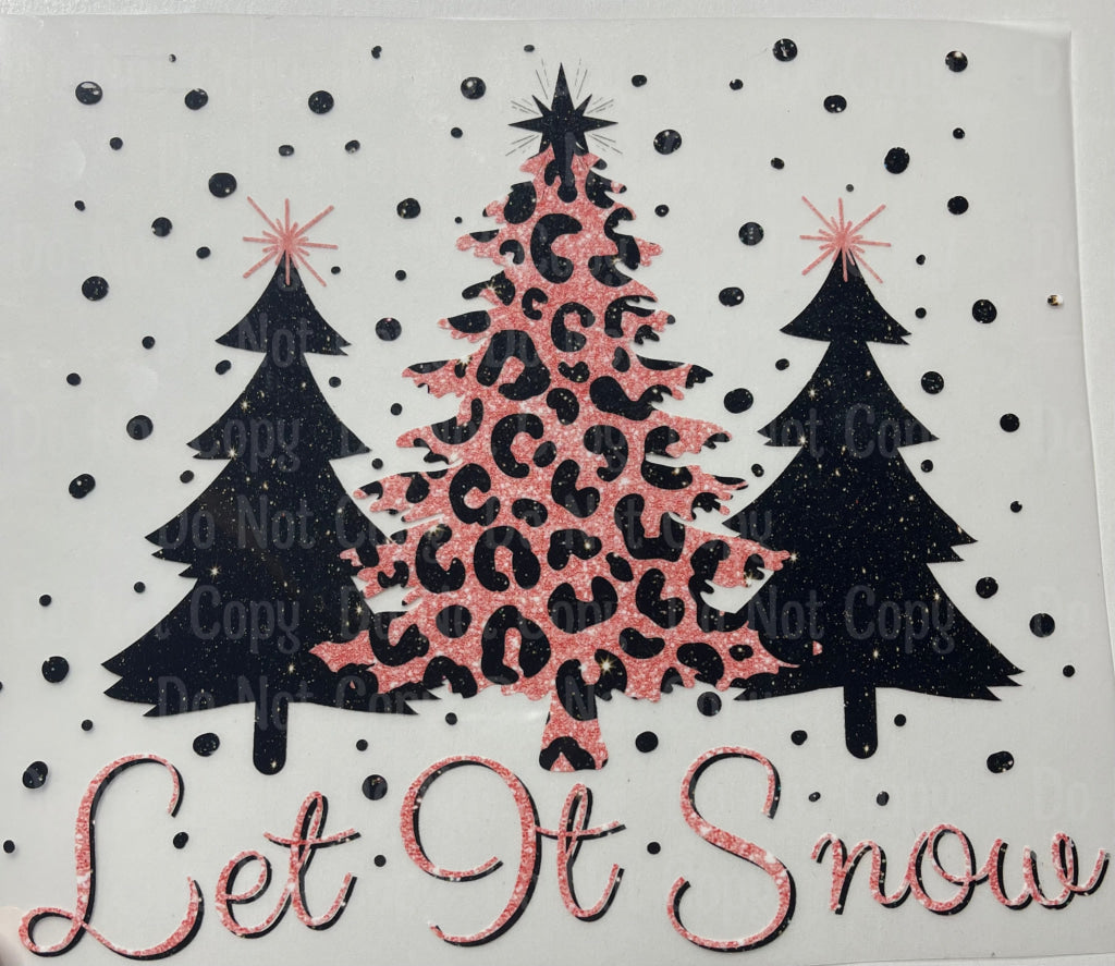 Let It Snow - Dtf Screen Print Transfers