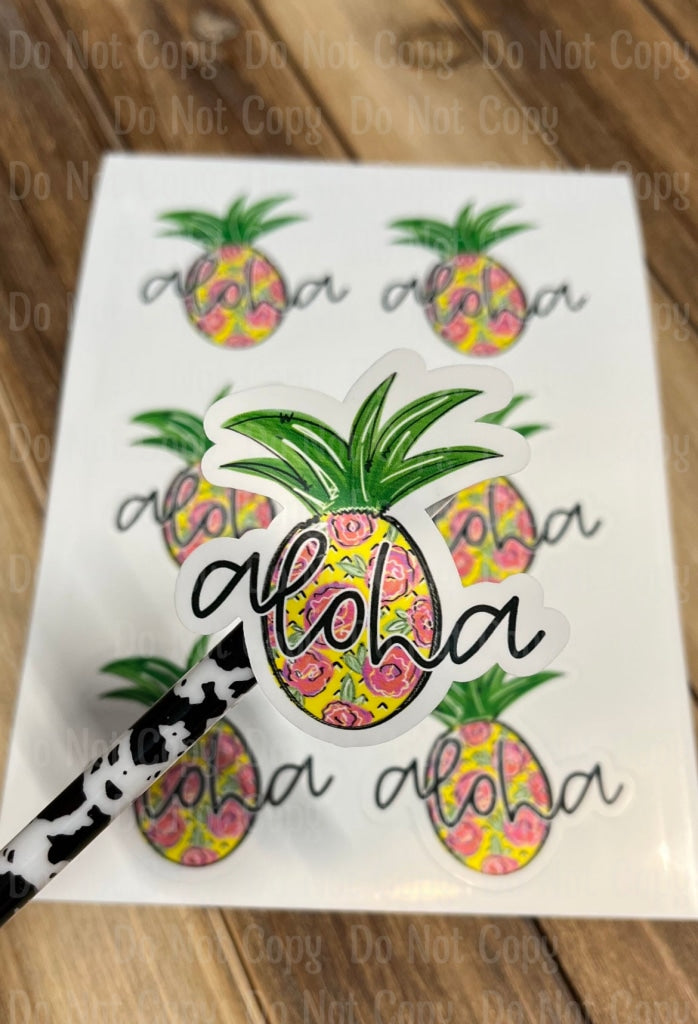 Aloha Sticker Sheet