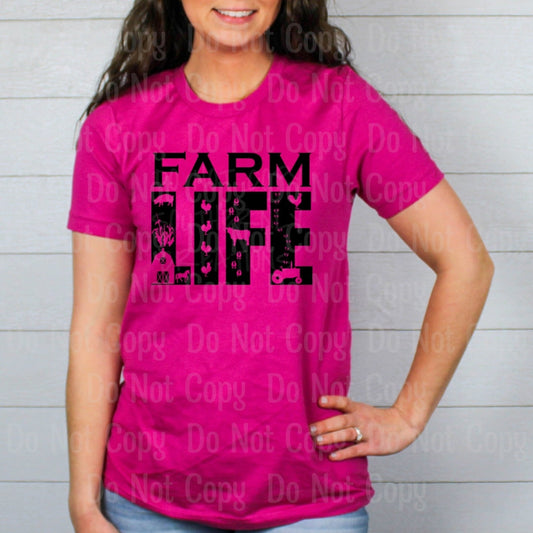 Farm Life Screen Print Transfers