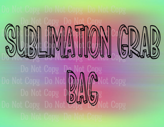 Sublimation Print Grab Bag - Transfers