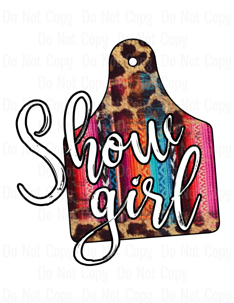 Serape Show Girl - Sublimation Print Transfers