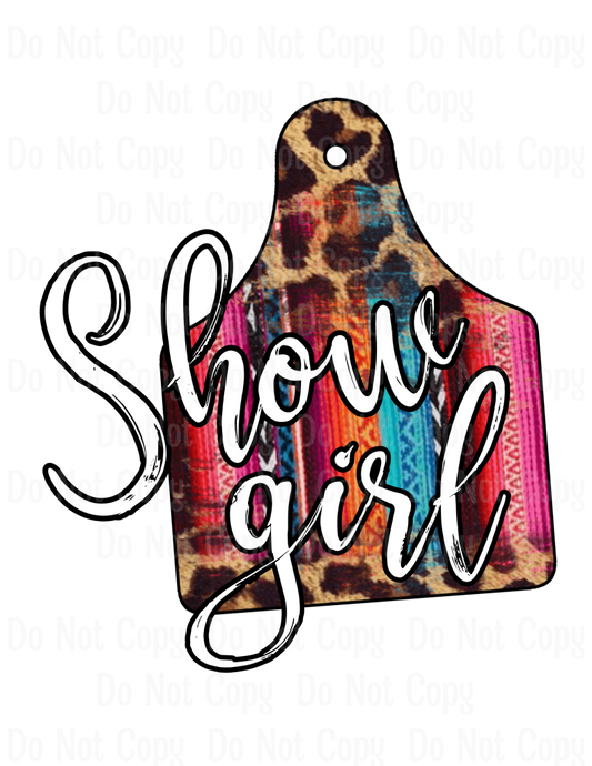 Serape Show Girl - Sublimation Print Transfers