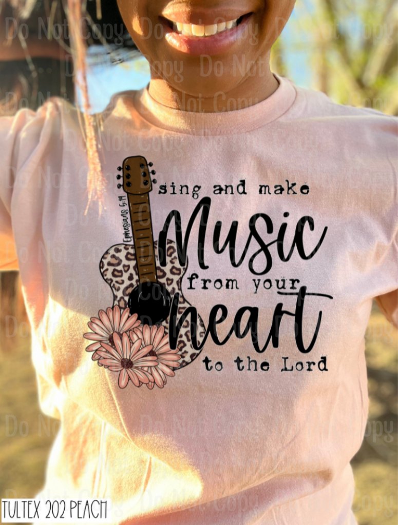 Sign And Make Music From Your Heart To The Lord