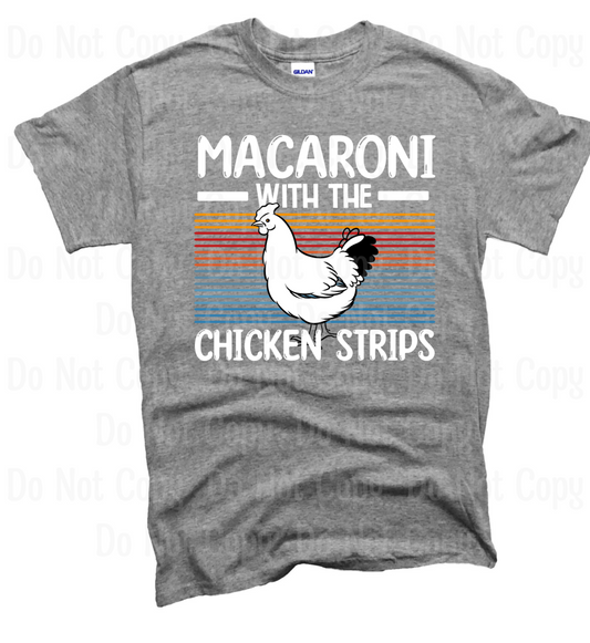 Macaroni With Chicken Strips Dtf Transfers