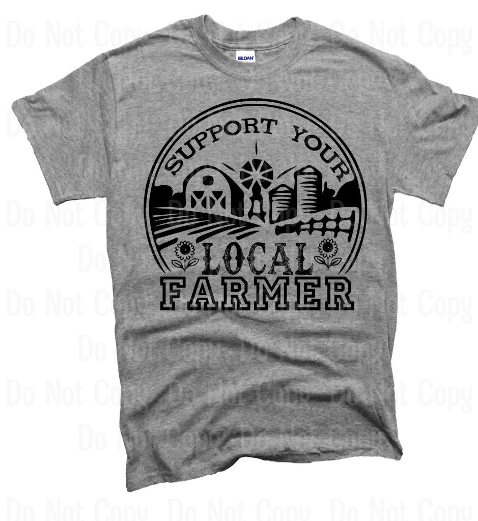 Support Your Local Farmer Dtf Transfers