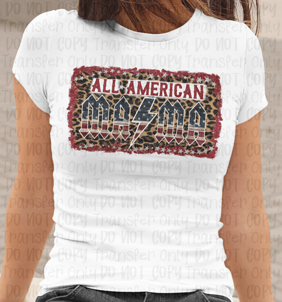 All American Mama - Sublimation Transfer Transfers