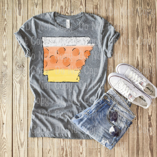 Candy Corn Arkansas - Sublimation Print Transfers