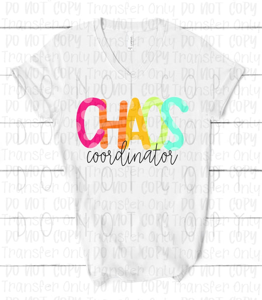 Chaos Coordinator - Sublimation Print Transfers