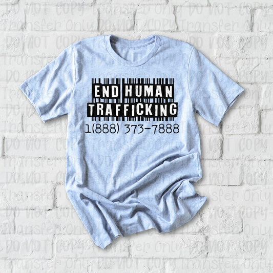 End Human Trafficking - Sublimation Print Transfers