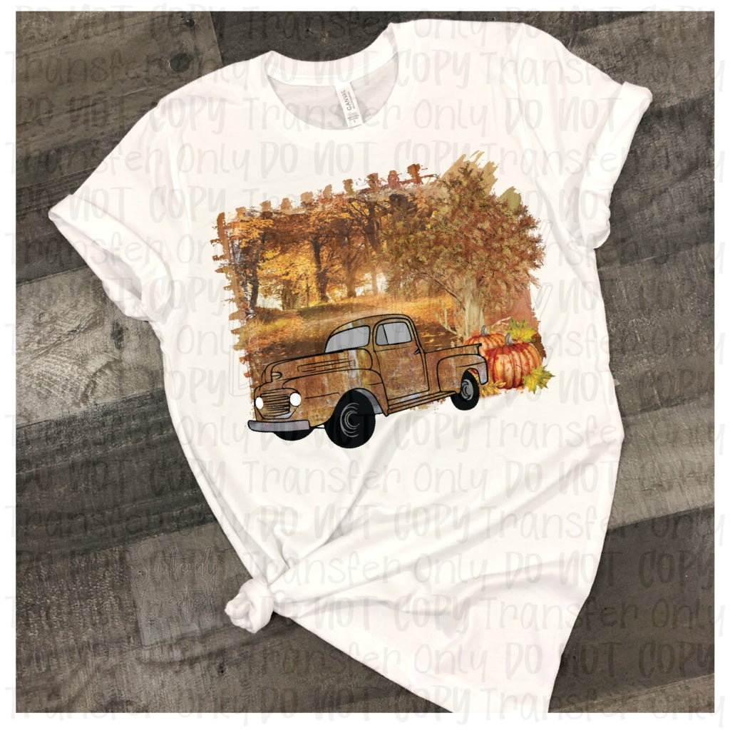 Fall Truck - Sublimation Print Transfers