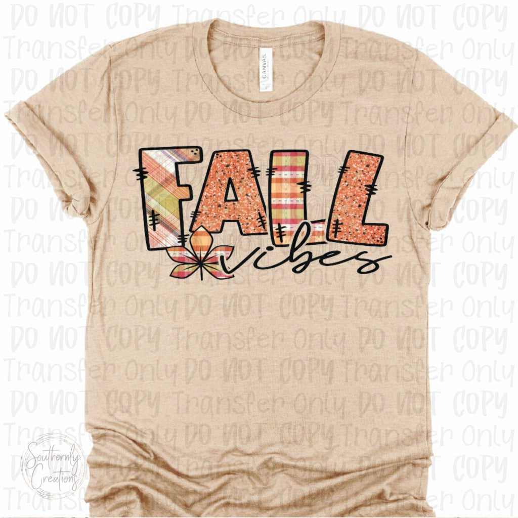 Fall Vibes 2 - Sublimation Print Transfers