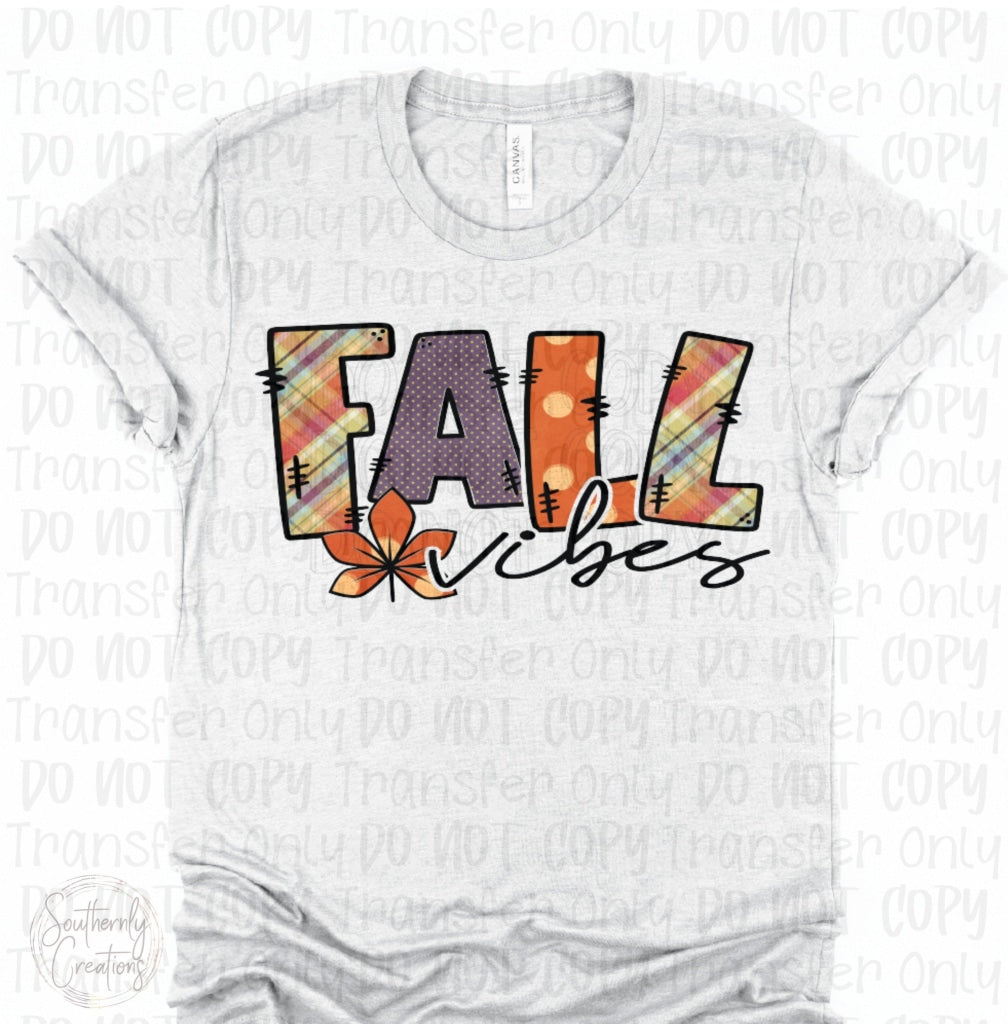 Fall Vibes - Sublimation Print Transfers