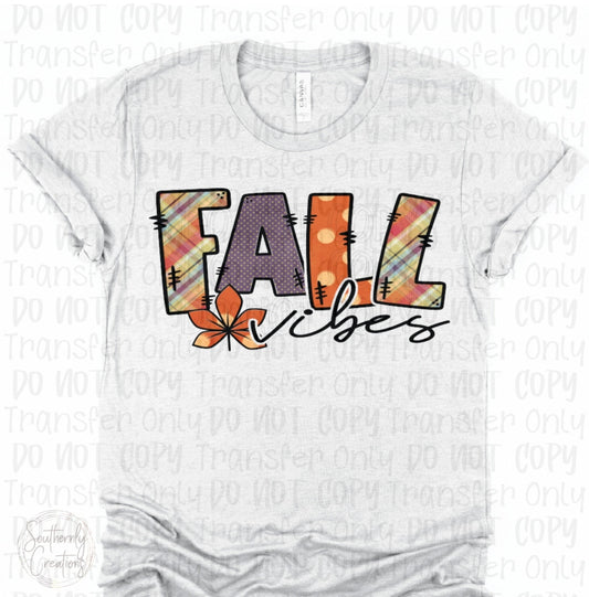 Fall Vibes - Sublimation Print Transfers