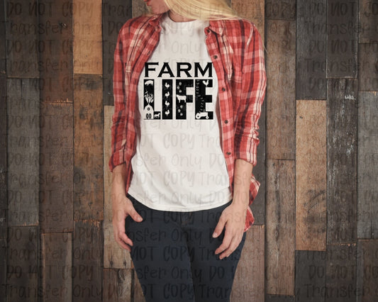 Farm Life - Sublimation Printed Transfer Transfers