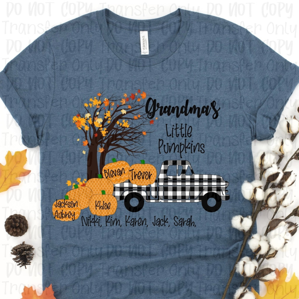 Grandmas Little Pumpkins - Sublimation Print Transfers