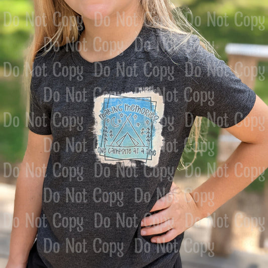 Making Memories One Campsite At A Time - Sublimation Print Transfers