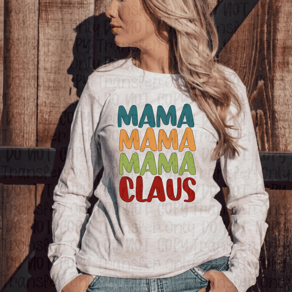 Mama Claus - Sublimation Print Transfers