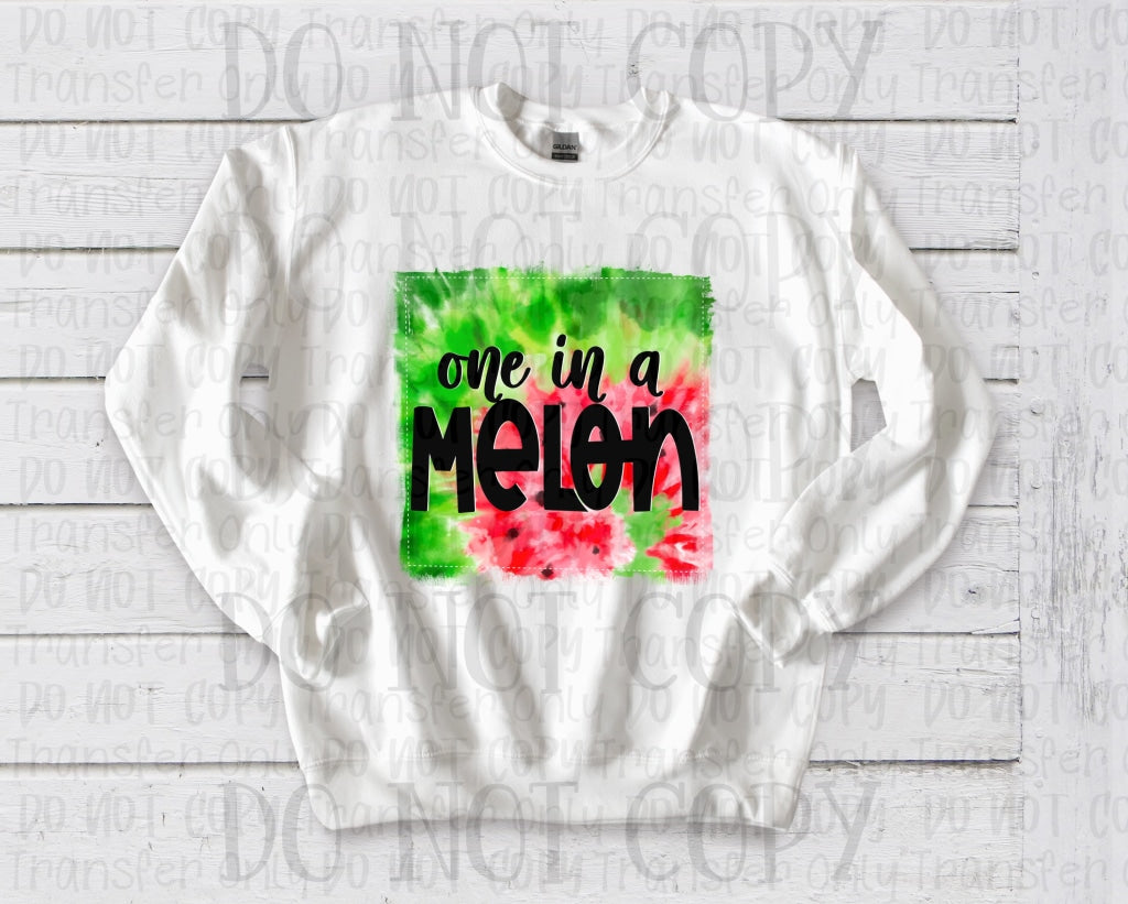 One In A Melon - Sublimation Print Transfers