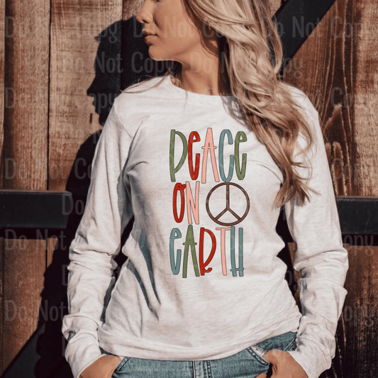 Peace On Earth - Sublimation Print Transfers