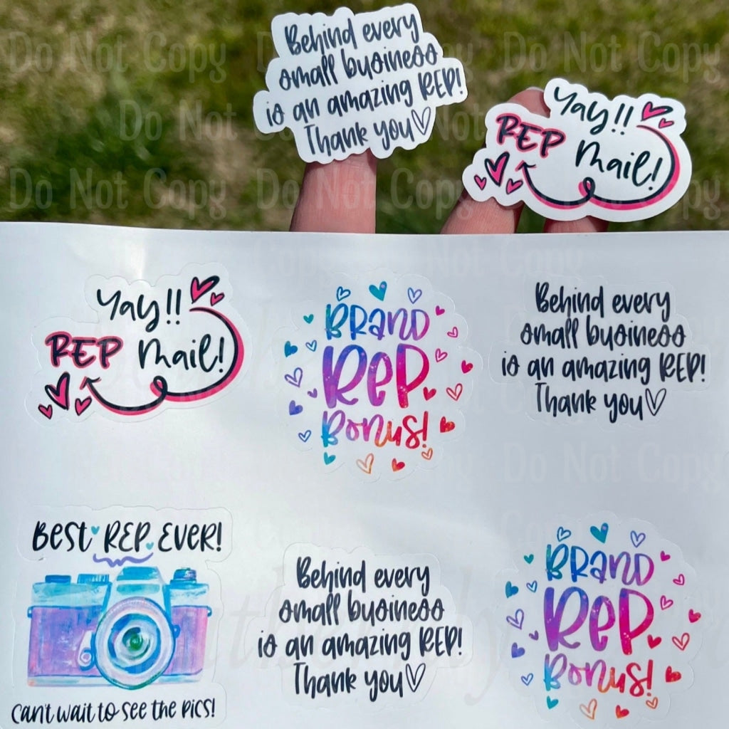 Rep Sticker Sheet (Mix)