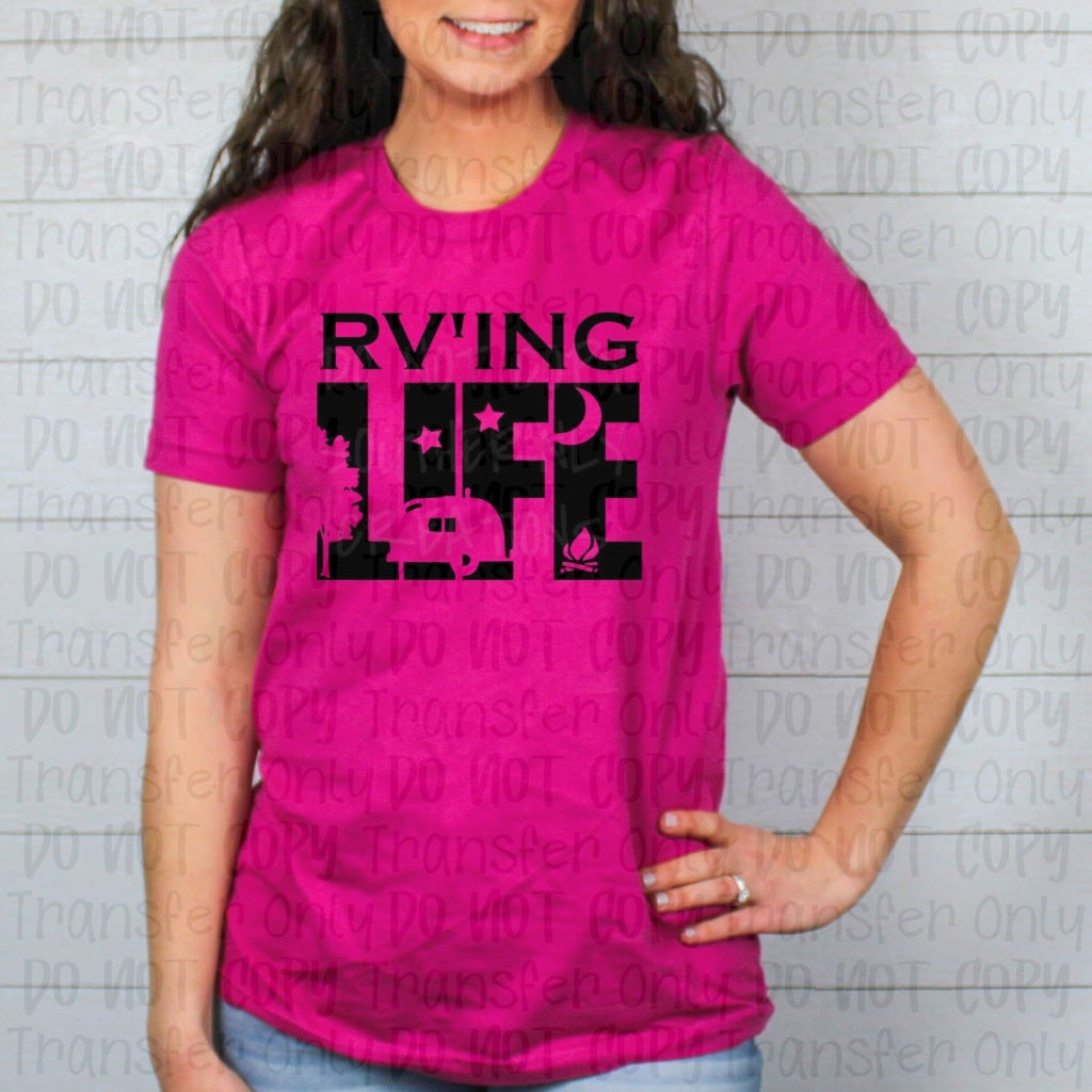 Rving Life Screen Print Transfers