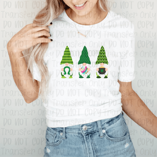 St. Patricks Day - Gnomes Sublimation Print Transfers