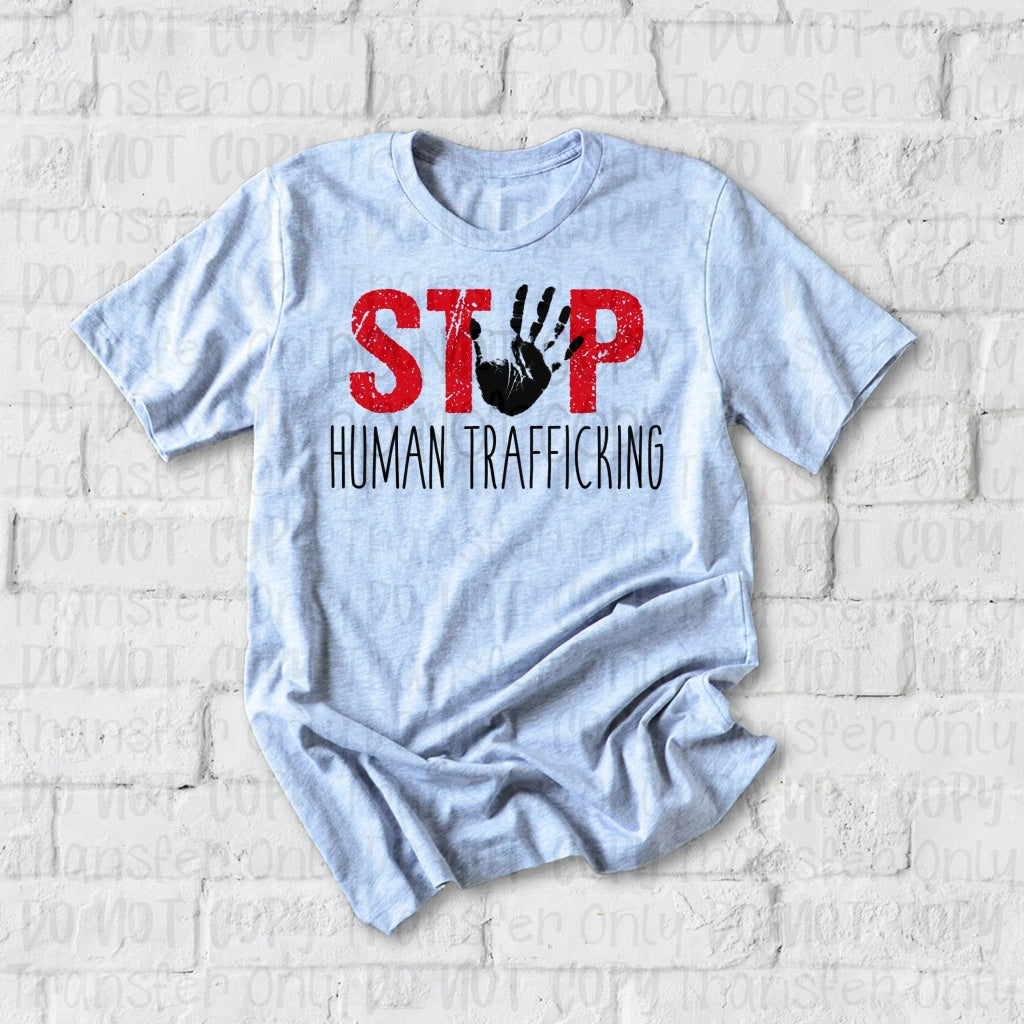 Stop Human Trafficking - Sublimation Print Transfers