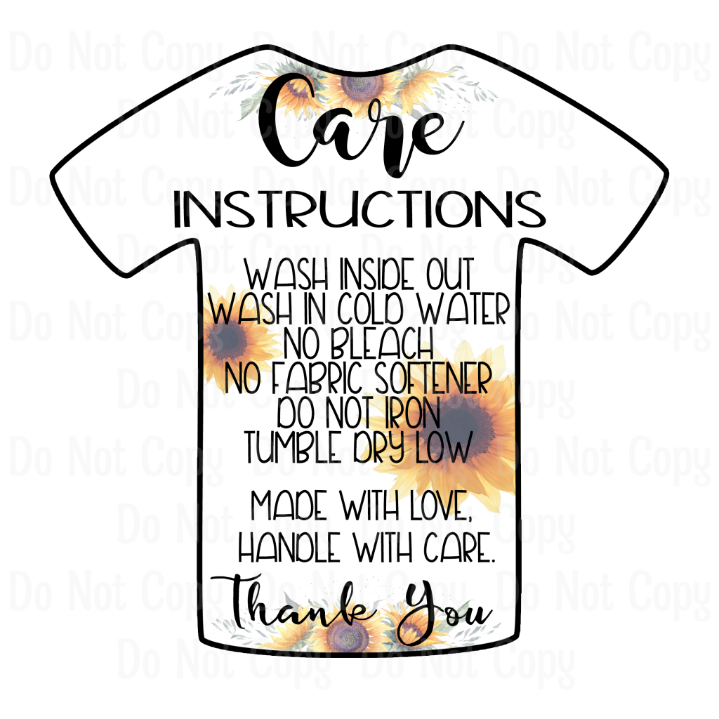Sunflower Care Stickers