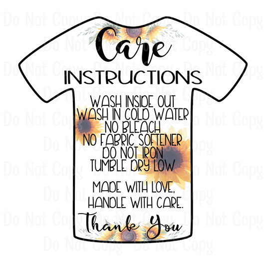 Sunflower Care Stickers