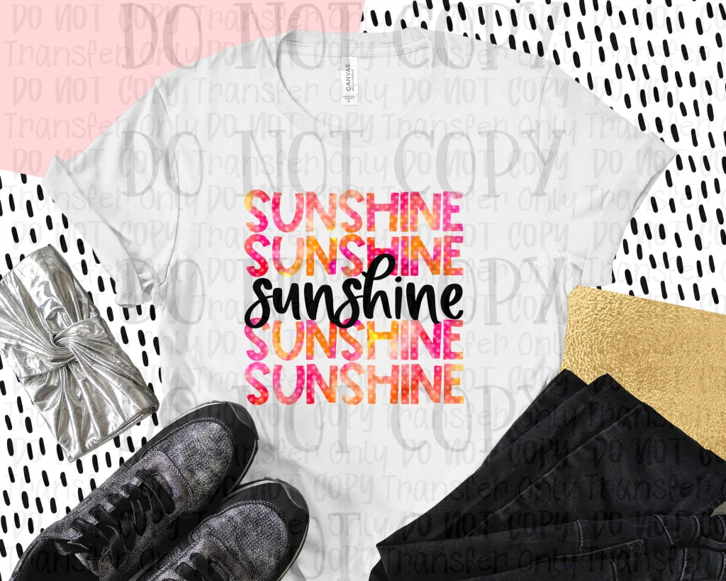 Sunshine - Sublimation Print Transfers