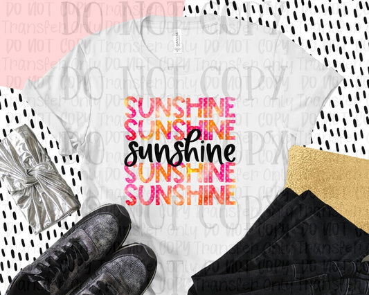 Sunshine - Sublimation Print Transfers